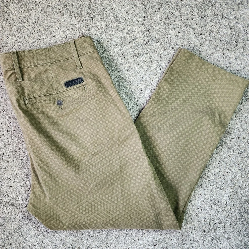 AG Adriano Goldschmied The Marshall Pants Mens 36‎ Slim Straight Green EUC
